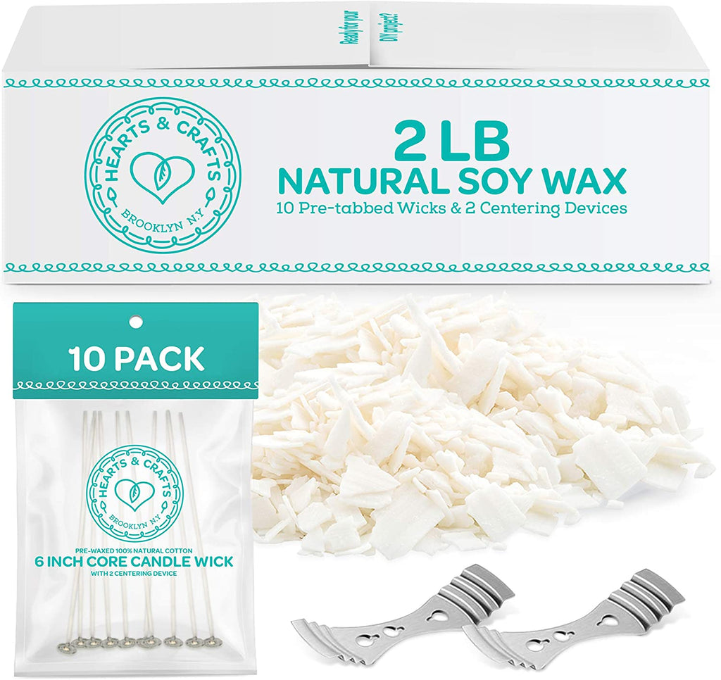 SOY WAX KIT – 2LB (CASE OF 18 UNITS)– Hearts & Crafts